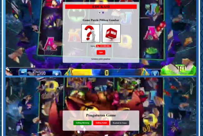 Aplikasi Web Game Puzzle Pilihan Gambar: Edukasi Dampak Judi dan Cara Menghindarinya
