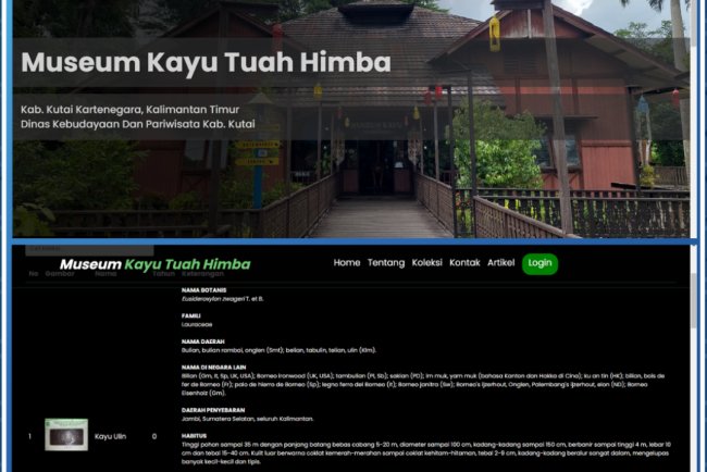 Aplikasi Web Sistem Informasi Museum