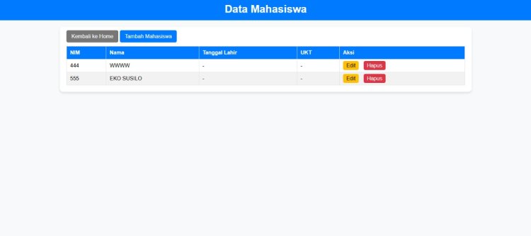 Aplikasi Sistem Informasi Mahasiswa