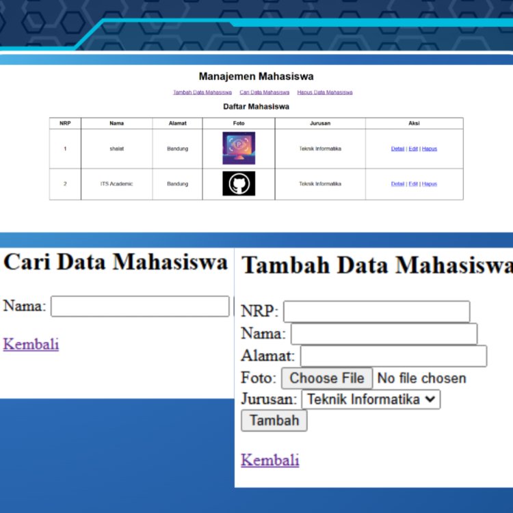 Aplikasi Web Manajemen Mahasiswa