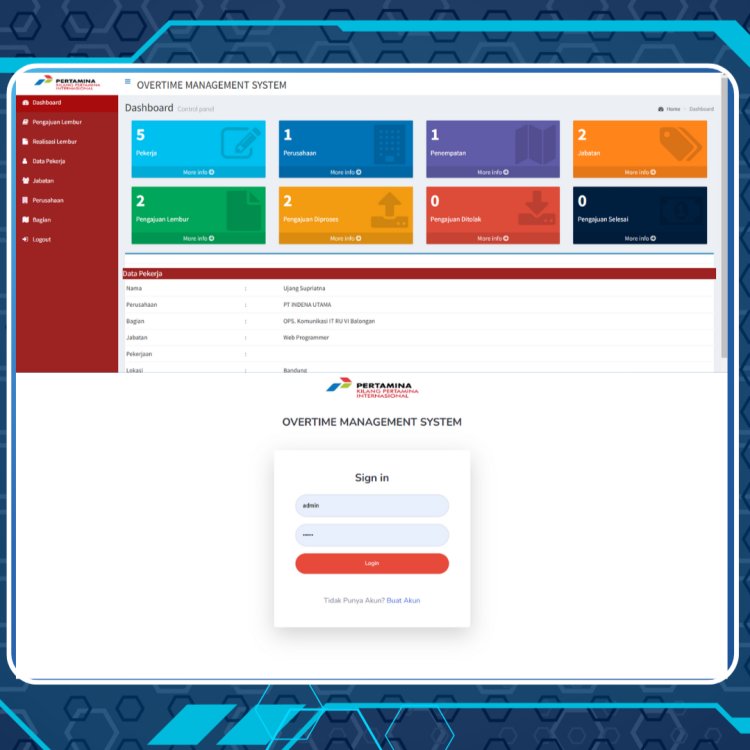 Aplikasi Web Overtime Management System