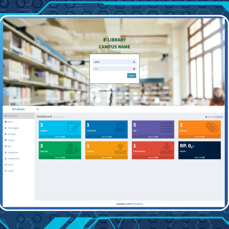 Aplikasi Web E-Library & E-Book Campus