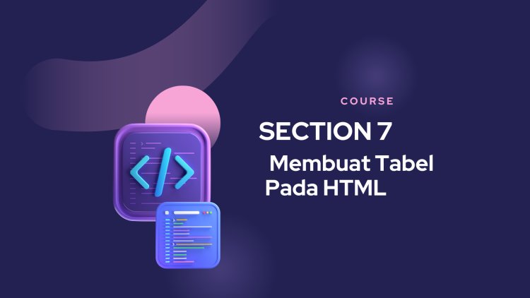 Membuat Tabel Pada HTML