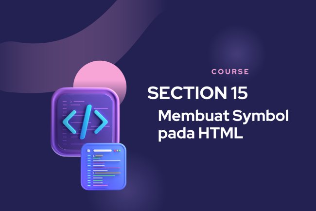 Membuat Symbol pada HTML