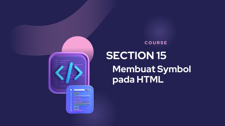 Membuat Symbol pada HTML